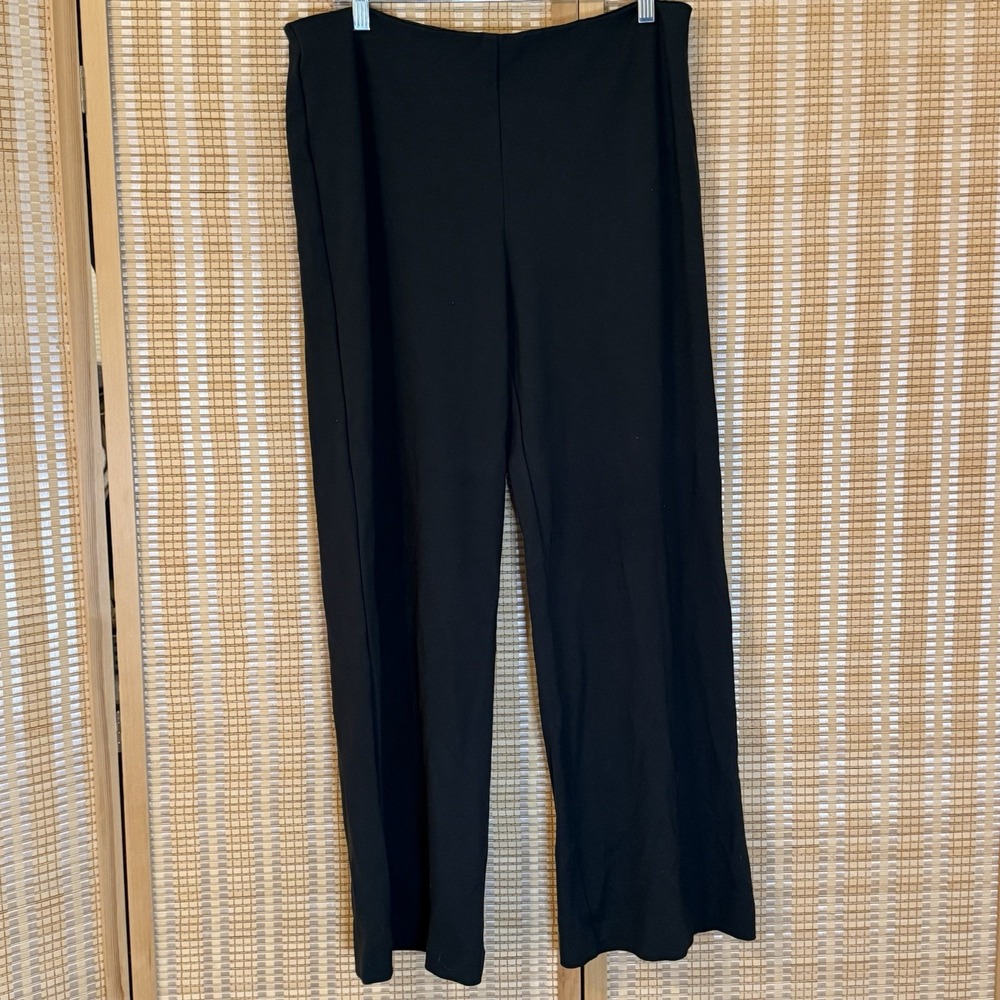 Rachel Zoe Womens 14 Pants Gray Pull On Wide Leg Career Business Casual Travel